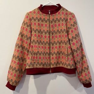 cloe oliver anthropologie bomber jacket